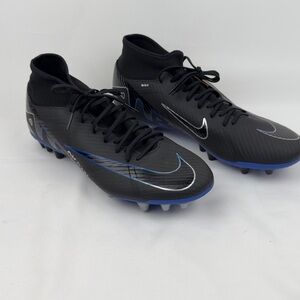 Nike Mercurial Vapor 15 Academy AG Black Soccer Cleats Sz 11.5 NWT